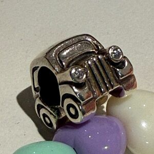 Pandora Silver Car Charm Bracelet